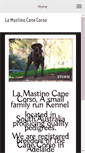 Mobile Screenshot of lamastinocanecorso.com